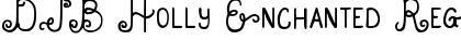 Download DJB Holly Enchanted Font Download DJB Holly Enchanted Font