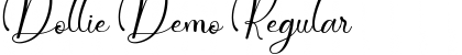 Download Dollie Demo Font Download Dollie Demo Font