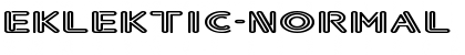 Download Eklektic-Normal Ex Font