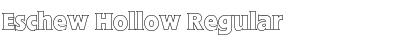 Download Eschew Hollow Font