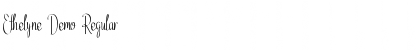 Download Ethelyne Demo Font
