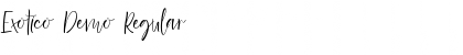 Download Exotico Demo Font