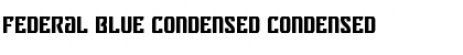 Download Federal Blue Condensed Condensed Font