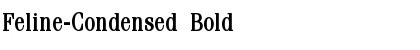 Download Feline-Condensed Bold Font