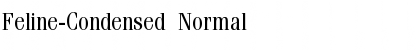 Download Feline-Condensed Normal Font