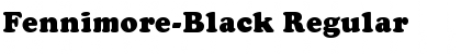 Download Fennimore-Black Regular Font