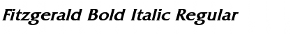 Download Fitzgerald Bold Italic Regular Font