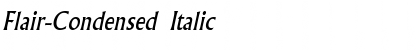 Download Flair-Condensed Italic Font