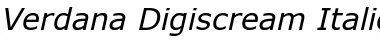 Download Verdana Digiscream Font