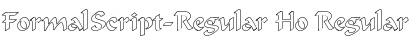 Download FormalScript-Regular Ho Regular Font