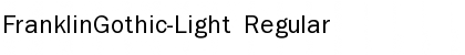 Download FranklinGothic-Light Regular Font