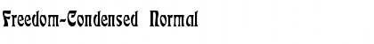 Download Freedom-Condensed Normal Font