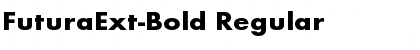 Download FuturaExt-Bold Regular Font