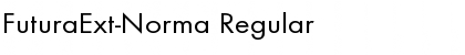 Download FuturaExt-Norma Regular Font
