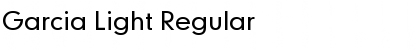 Download Garcia Light Regular Font