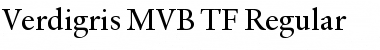 Download Verdigris MVB TF Regular Font