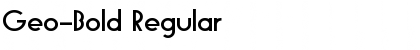 Download Geo-Bold Font