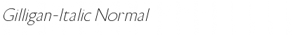 Download Gilligan-Italic Normal Font