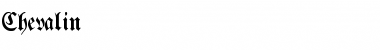 Download Chevalin Font