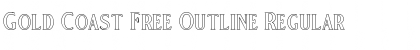 Download Gold Coast Free Outline Font