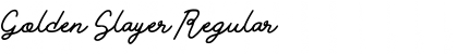Download Golden Slayer Font