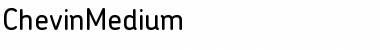 Download ChevinMedium Font