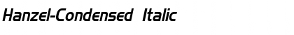 Download Hanzel-Condensed Font