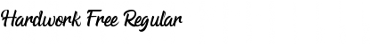 Download Hardwork Free Font Download Hardwork Free Font