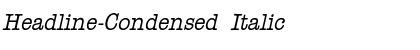 Download Headline-Condensed Font
