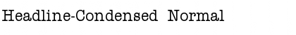 Download Headline-Condensed Font