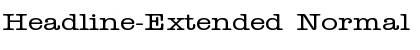 Download Headline-Extended Font