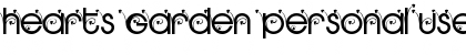 Download HEARTS GARDEN PERSONAL USE Font Download HEARTS GARDEN PERSONAL USE Font