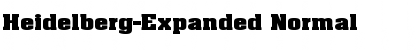 Download Heidelberg-Expanded Normal Font