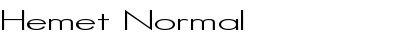 Download Hemet Normal Font