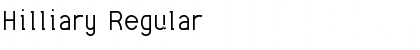 Download Hilliary Regular Font