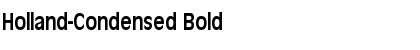 Download Holland-Condensed Bold Font