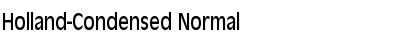 Download Holland-Condensed Normal Font