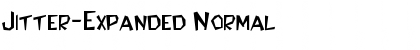 Download Jitter-Expanded Normal Font