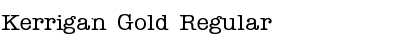 Download Kerrigan Gold Regular Font