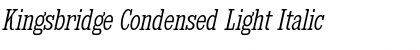 Download Kingsbridge Condensed Light Italic Font