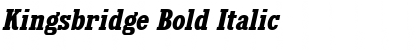 Download Kingsbridge Bold Italic Font