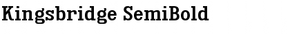 Download Kingsbridge SemiBold Font