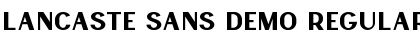 Download Lancaste Sans Demo Regular Font