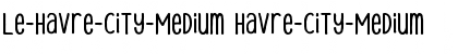 Download Le-Havre-City-Medium Font