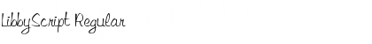 Download LibbyScript Regular Font