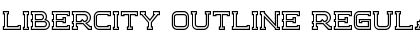 Download Libercity Outline Regular Font Title Preview