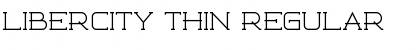 Download Libercity Thin Regular Font Title Preview
