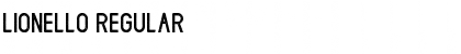 Download LIONELLO Regular Font Title Preview