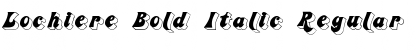Download Lochiere Bold Italic Regular Font Title Preview
