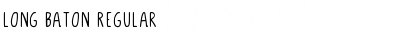 Download Long Baton Regular Font Title Preview Download Long Baton Regular Font Title Preview